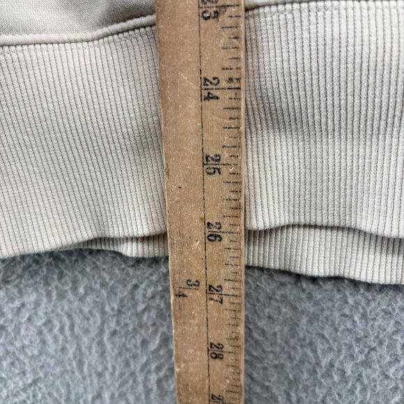 Nike Phoenix Fleece Oversized Crewneck Sweatshirt Light Orewood Center Swoosh S - Picture 12 of 16